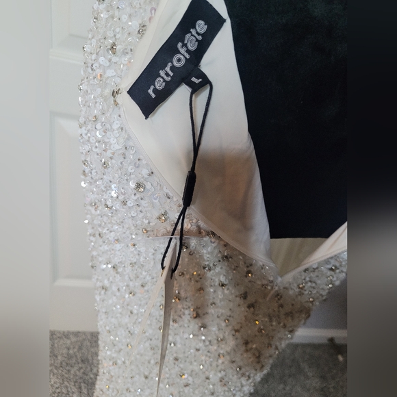 RETROFETE Olivia Dress. Sz L. NWT. MSRP $1698 - Picture 13 of 16